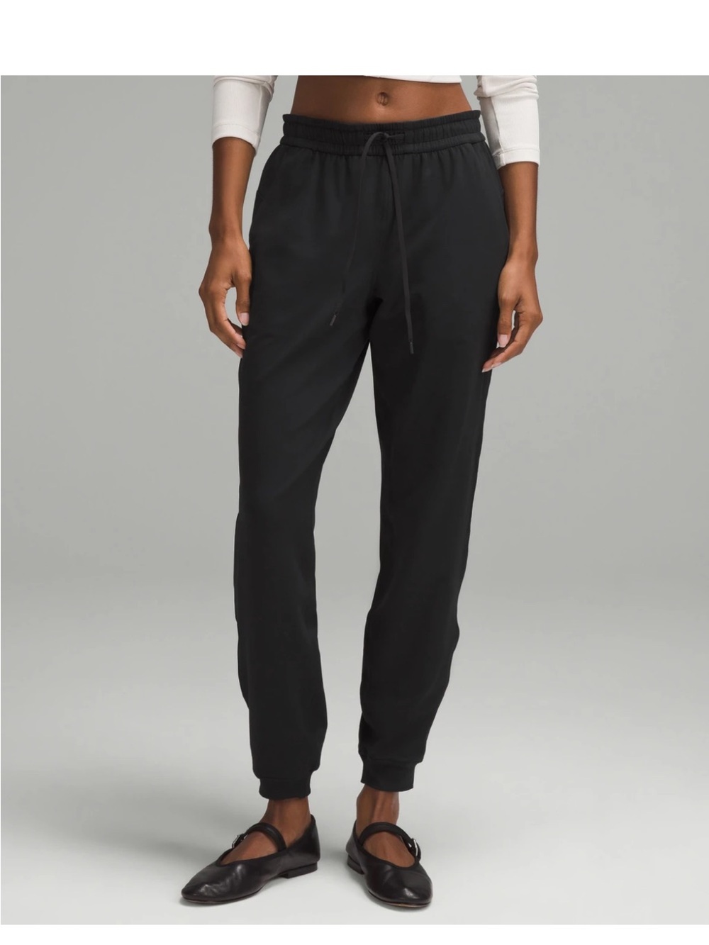 lululemon athletica Black Women's Jogger Pants with Drawstring